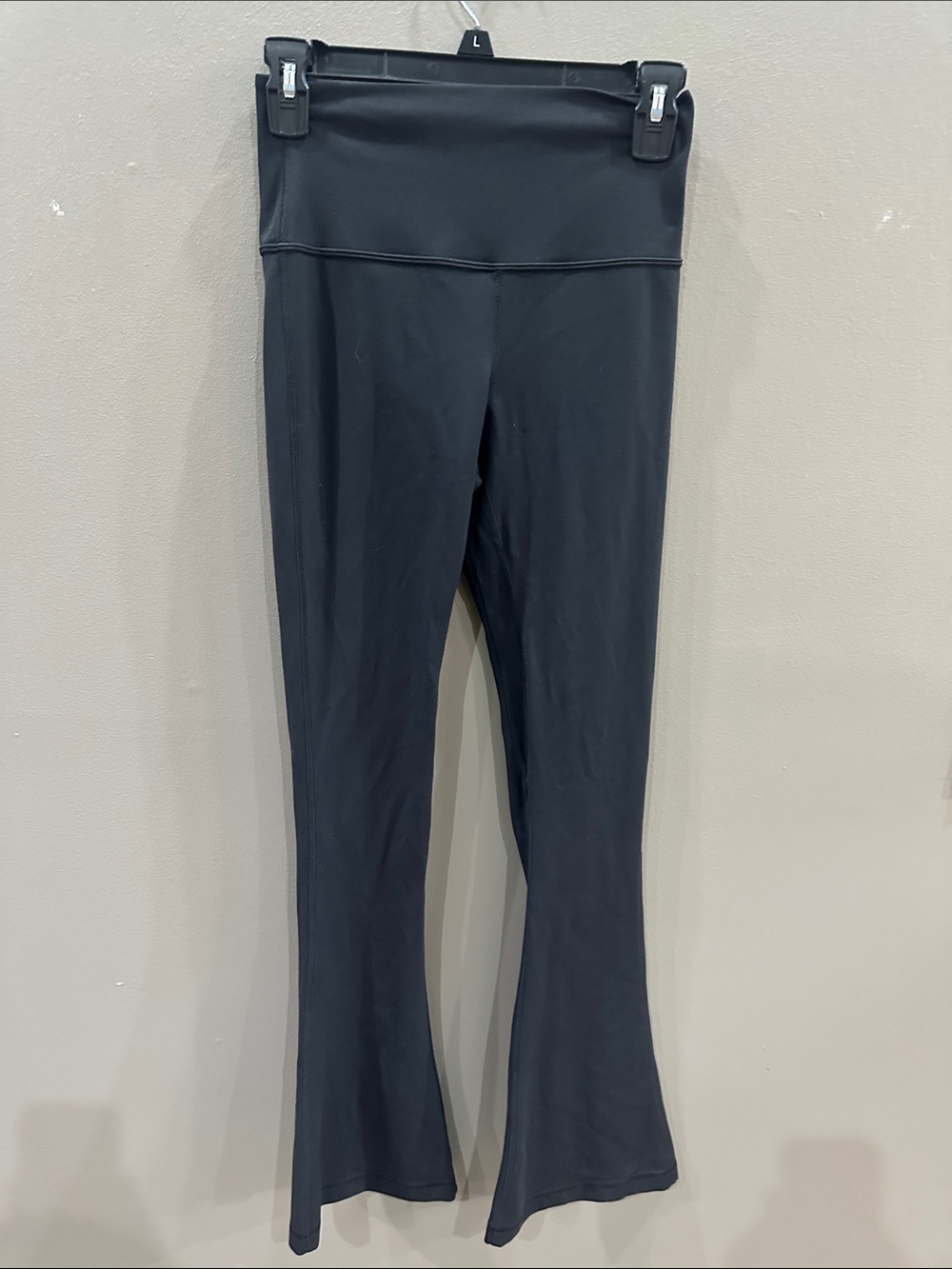 lululemon athletica Black Flared High-Rise Leggings